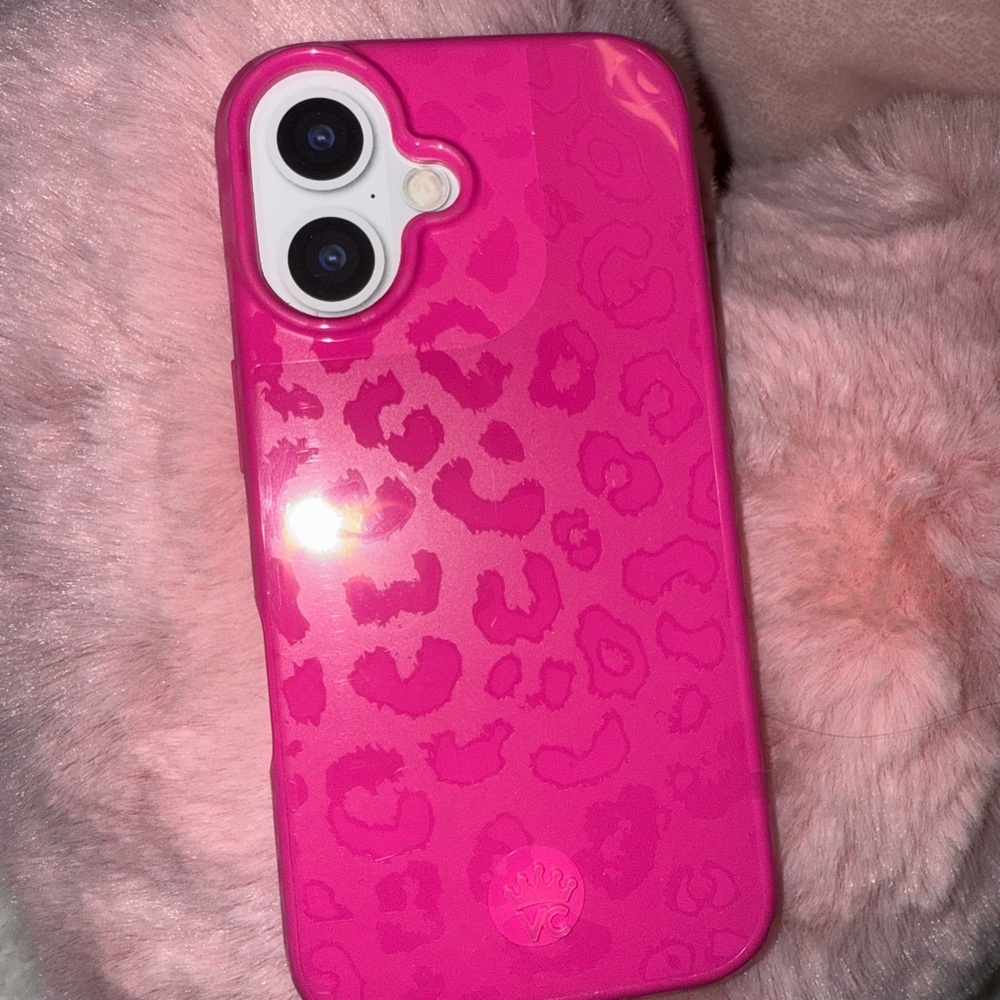 Velvet Caviar Pink Leopard iPhone Case